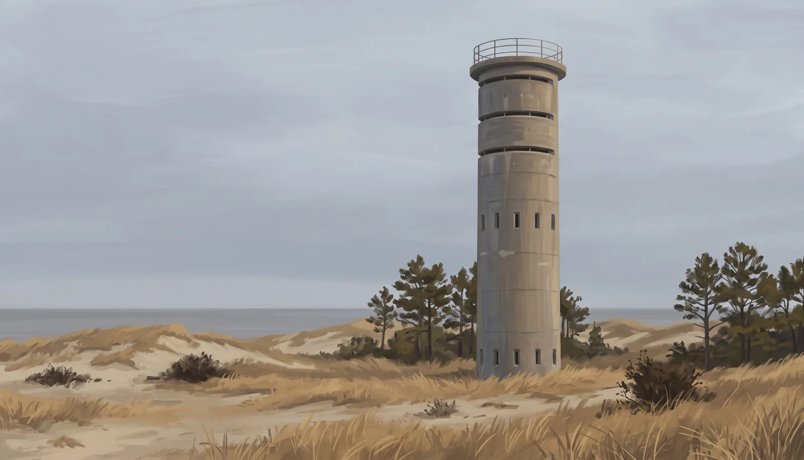 Painted illustration for the chapter How They Stopped Them.